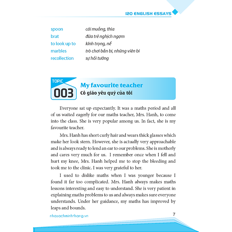 120 Bài Luận Tiếng Anh (Tái Bản 2023) - Ảnh 6