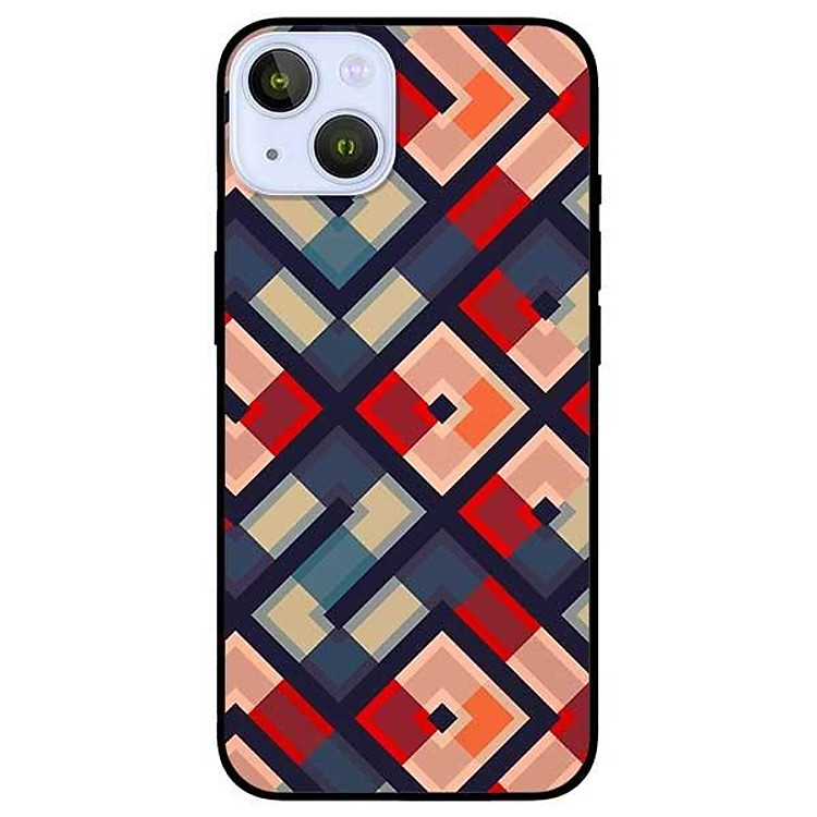 Ốp lưng dành cho Iphone 13 Mini - Iphone 13 - Iphone 13 Pro - Iphone 13 Pro Max - Họa Tiết Vuông Chéo