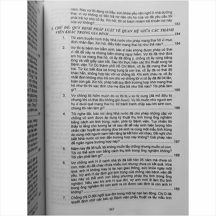Luật Hôn Nhân và Gia Đình - Luật Phòng, Chống Bạo Lực Gia Đình và 166 Tình Huống Giải Đáp Pháp Luật về Hôn Nhân Gia Đình (V2301D) - Ảnh 6