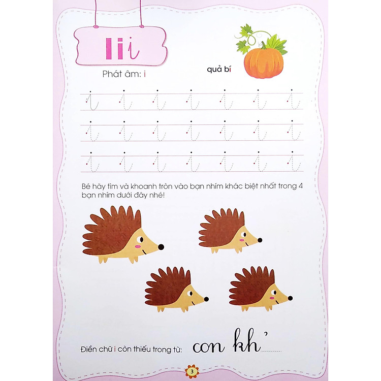 Bé Chuẩn Bị Vào Lớp 1 - Bé Làm Quen Chữ Cái (Tập 2) - Ảnh 2