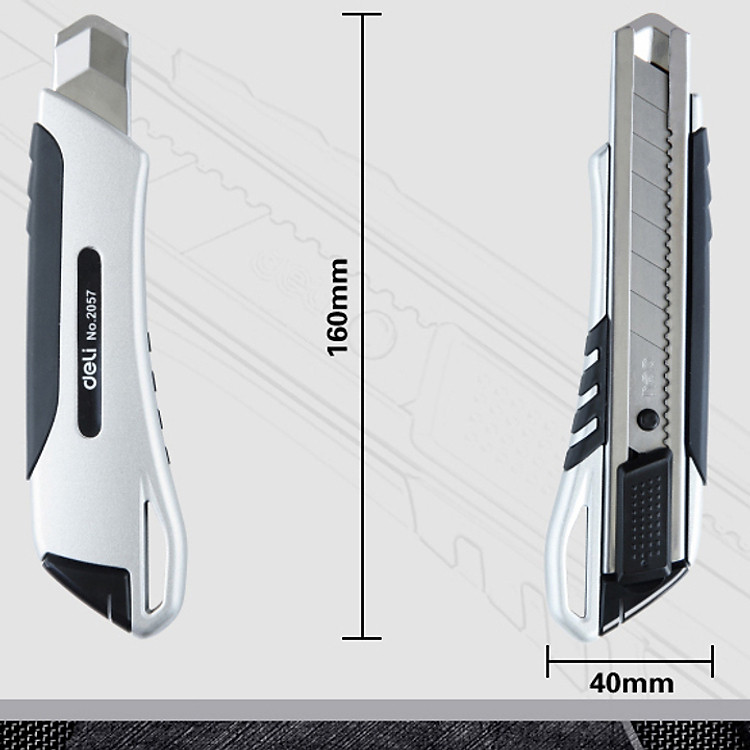 Dao Rọc Giấy Deli 2057 - Ảnh 7