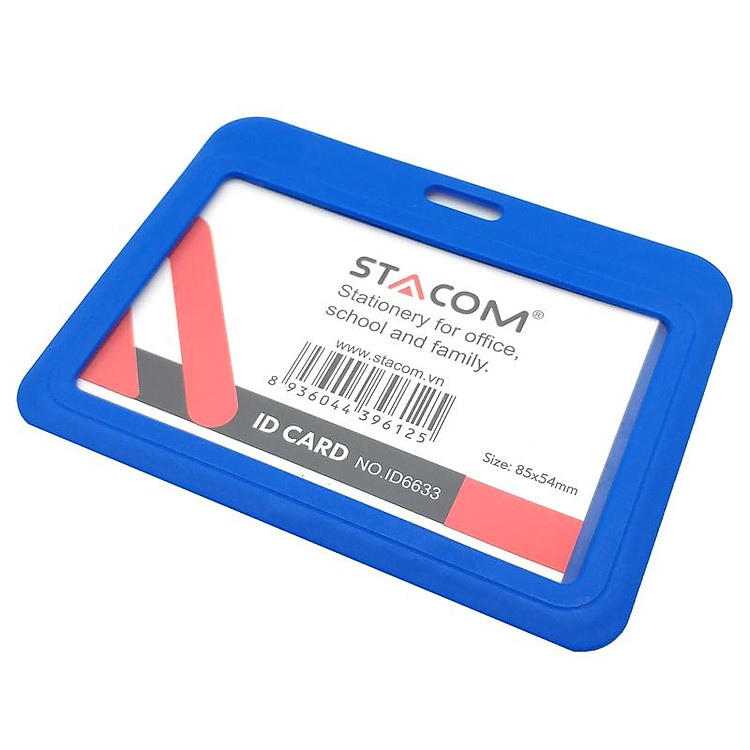 Bảng Tên Nhựa Cao Cấp Ngang Stacom ID6633 Nhiều Màu - Ảnh 2