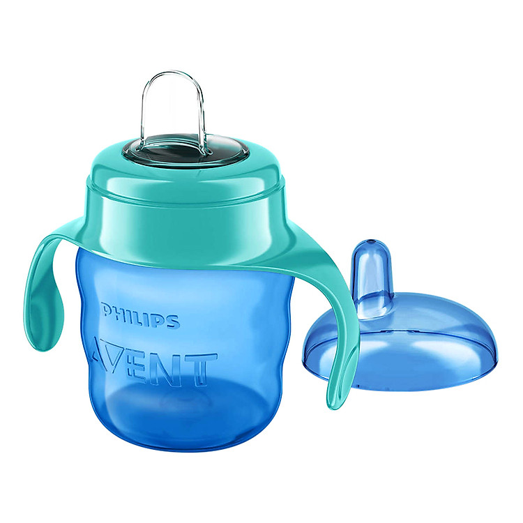 Bình Tập Uống Philips Avent 200ml Xanh Tiết kiệm - Hình ảnh 3