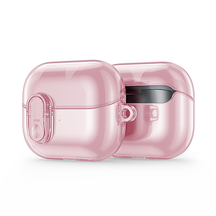 Ốp Case Bao Trong Suốt Dành Cho Samsung Galaxy Buds 3/ Buds 3 Pro, Khoá An Toàn, Chống Sốc, Dux Ducis SECI Series_ Hàng Chính Hãng