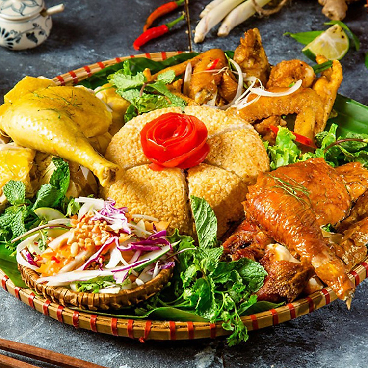 HN - Thượng đỉnh gà ngon với mẹt gà 05 món tại Nhà hàng Thiên Ân