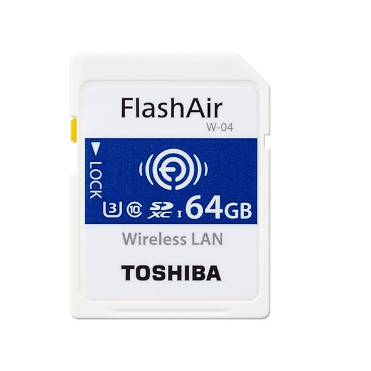 Thẻ Nhớ SDXC Toshiba WiFi FlashAir W-04 U3 64GB