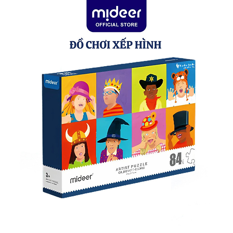 Đồ Chơi Xếp Hình Mideer 84PCS Chính hãng Ưu đãi