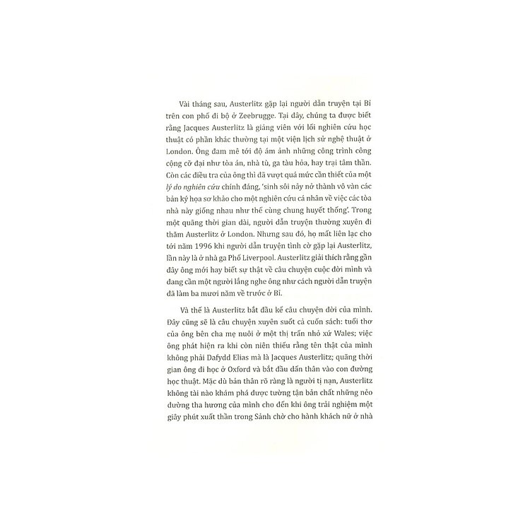 Một Cái Tên - Tác Giả W G Sebald - Ảnh 3