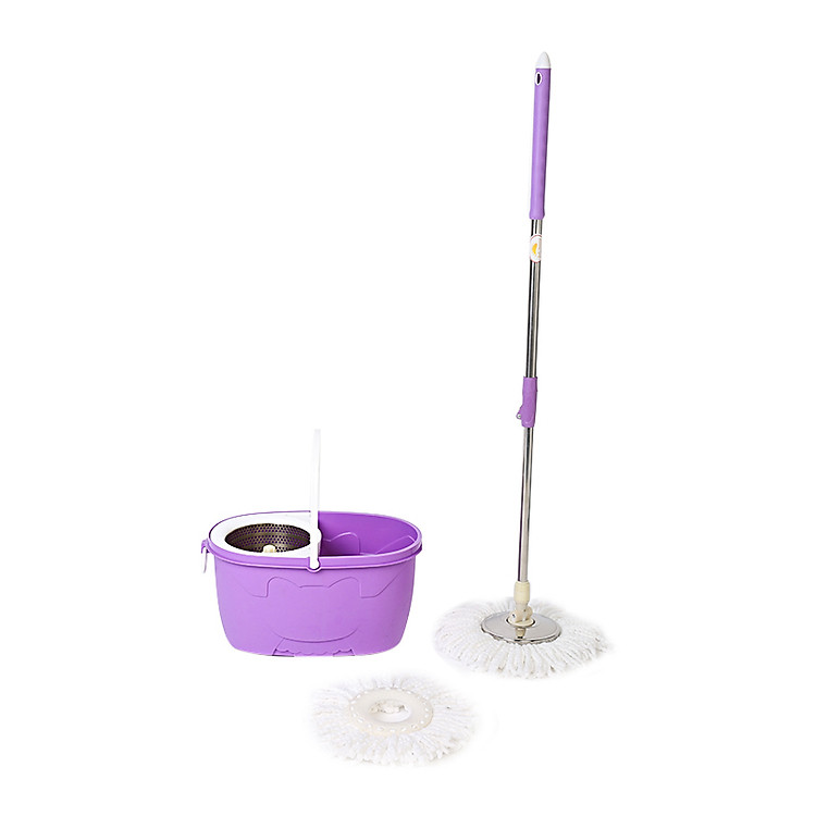 Bộ cây lau nhà Ánh Dương AD 2169 (Lồng inox, mâm inox) - Màu ngẫu nhiên