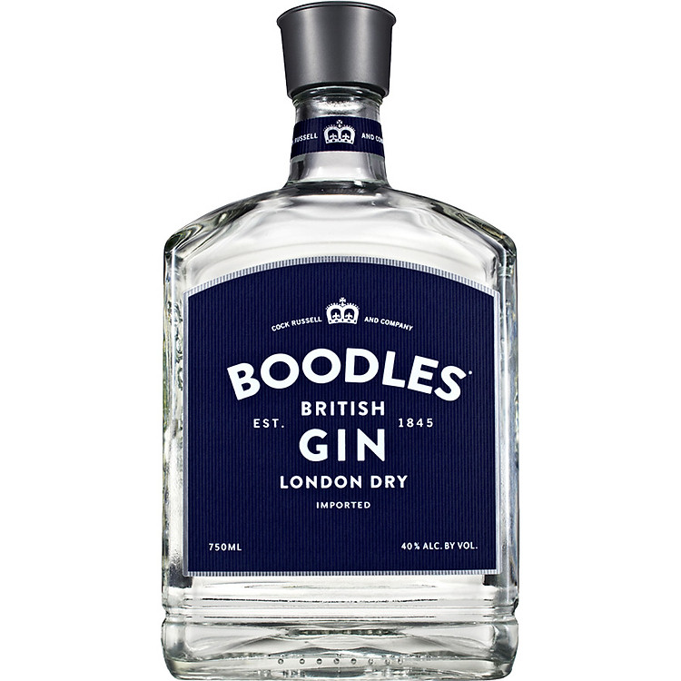Rượu gin 40% Boodles London Dry 700ml không hộp
