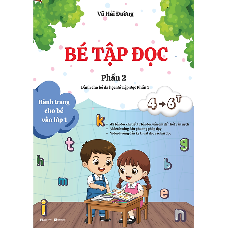 Bộ Sách Bé Tập Đọc Phần 1 Và Phần 2 - Thái Hà Books