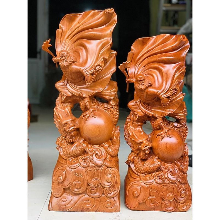 Tượng Đạt ma bay gỗ hương