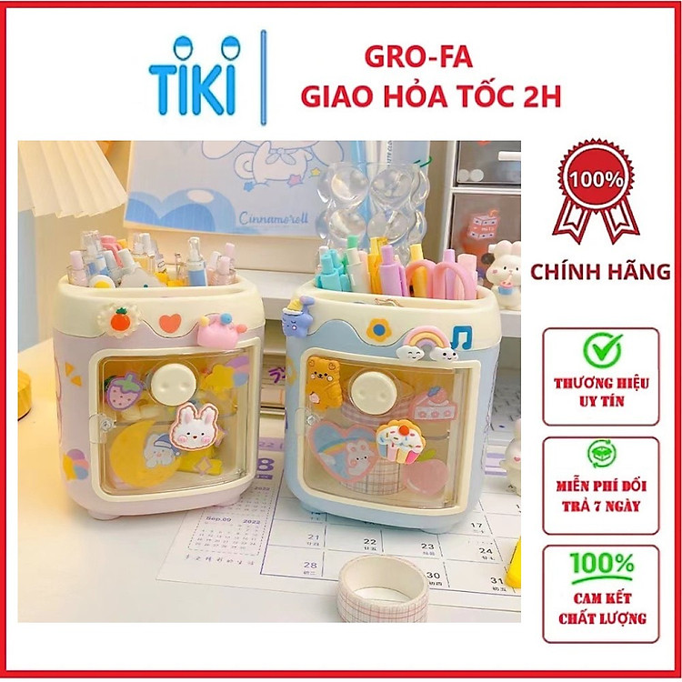 Hộp Nhựa Đựng Bút Hình Heo GroFa