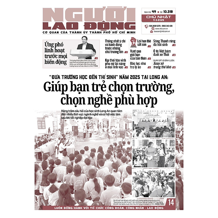 Nhật báo Người Lao Động từ ngày 03-03-2025 đến 09-03-2025 - Ảnh 7