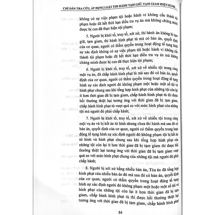 Chỉ dẫn tra cứu, áp dụng luật thi hành tạm giữ, tạm giam hiện hành - Ảnh 5