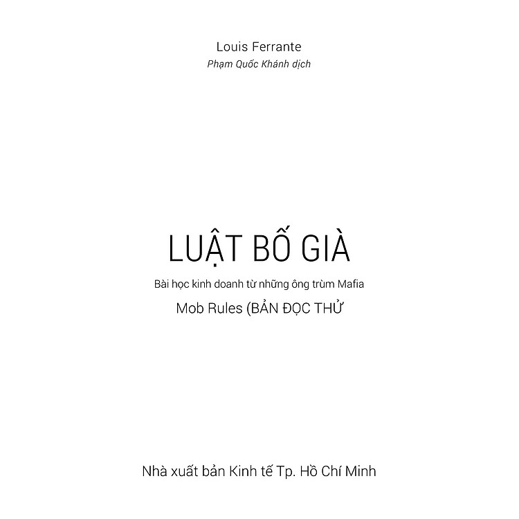 Luật Bố Già (Tái Bản 2022) tại Fahasa - Ảnh 3