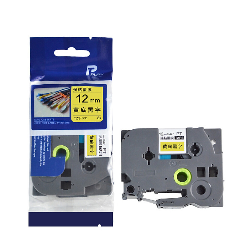 Ruy Băng Máy In PUTY TZ3-631 12mm Cho Máy In Nhãn