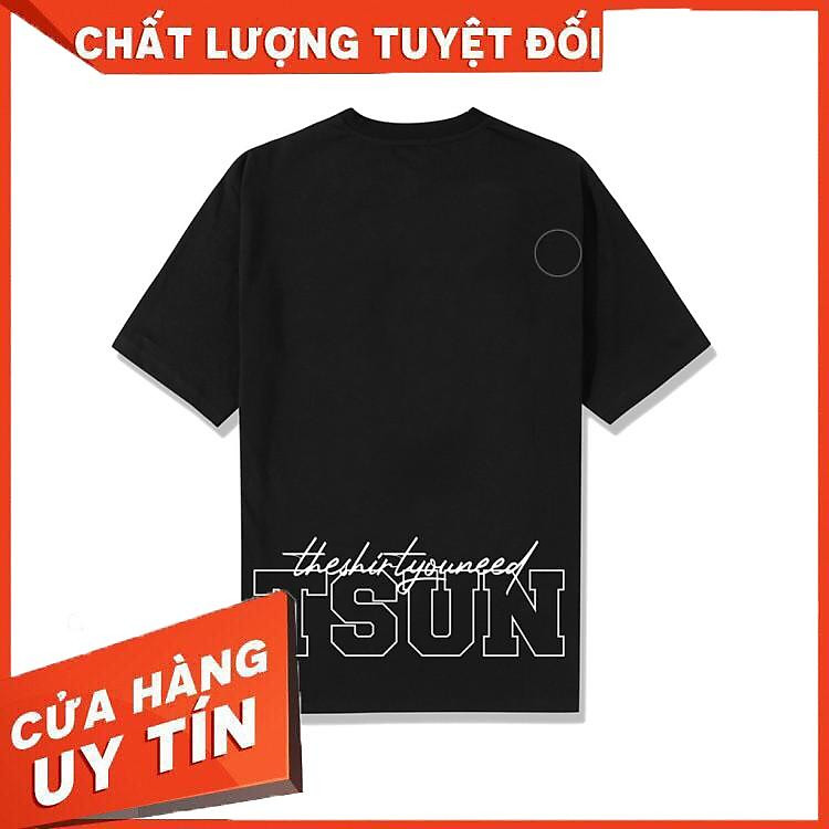 HÀNG CAO CẤP - Áo thun TSUN - Sig 2 - Đen - Hàng Cao Cấp