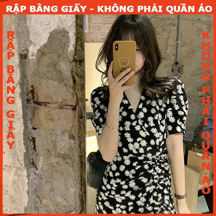 Rập Giấy Đầm Rút Nhún Tay Phồng Mã 1039 (BẢN VẼ) - Ảnh 6