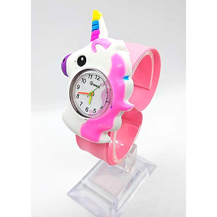 Đồng hồ trẻ em hoạt hình Doremon Peppa ngựa Pony Mèo dễ thương