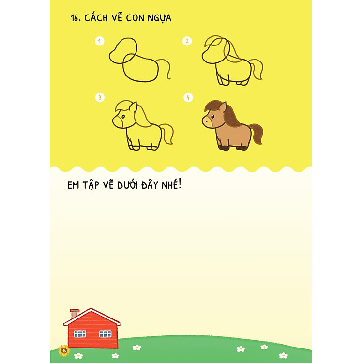 Dino Tập Vẽ - 4 Bước Vẽ Đơn Giản - Động Vật Nuôi - Ảnh 6