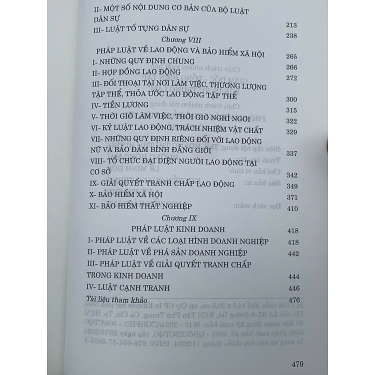 Pháp luật đại cương dùng trong các trường ĐH, CĐ và trung cấp (xuất bản lần 19, sửa đổi, bổ sung) - Ảnh 6