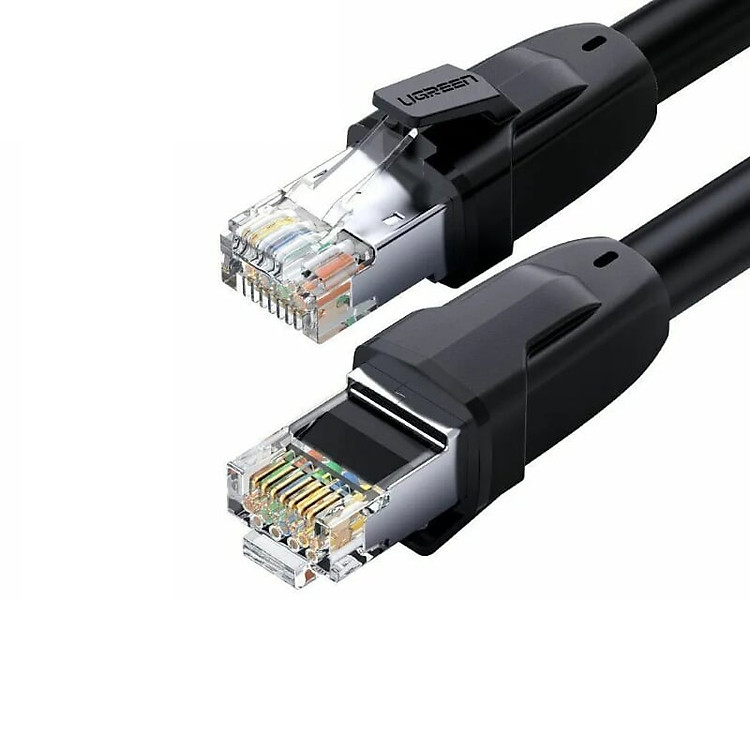 Cáp mạng CAT 8 24AWG Class S/FTP 2000Mhz 1M Ugreen 121OL70327NW Hàng chính hãng
