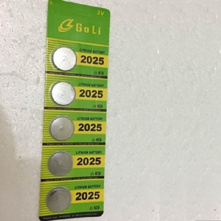 Bộ 5 viên pin CR 2025