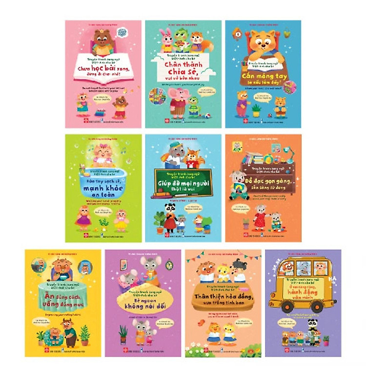 Truyện tranh song ngữ Việt-Anh cho bé