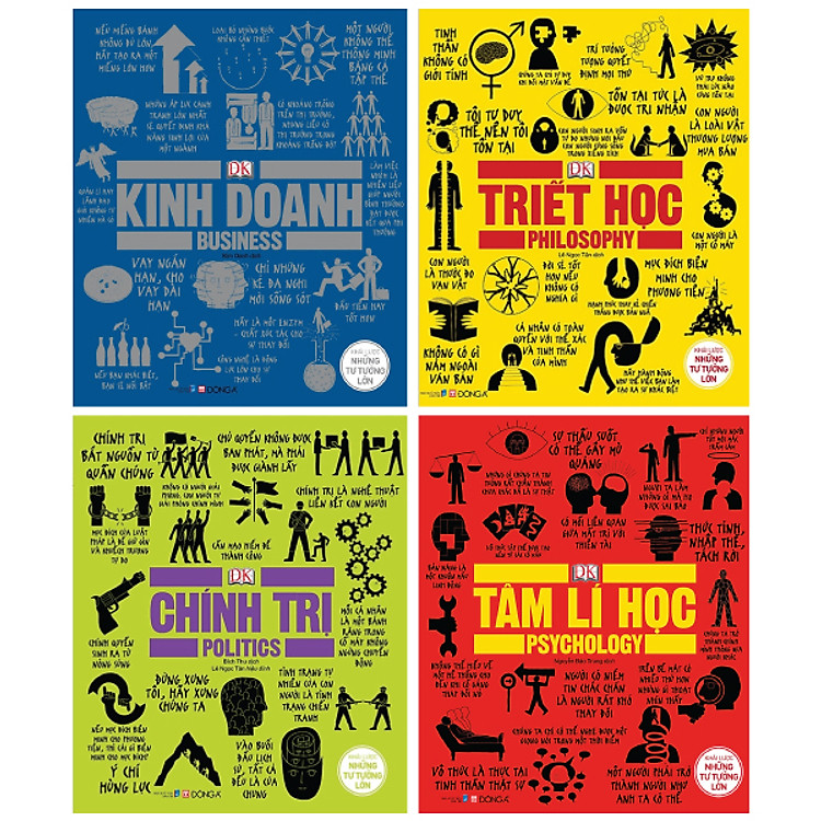 Khái Lược Những Tư Tưởng Lớn: Kinh Doanh + Tâm Lý Học + Triết Học + Chính Trị