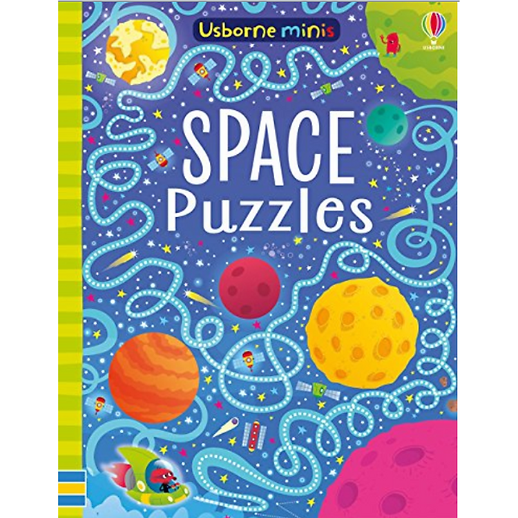 Sách Usborne Space Puzzles