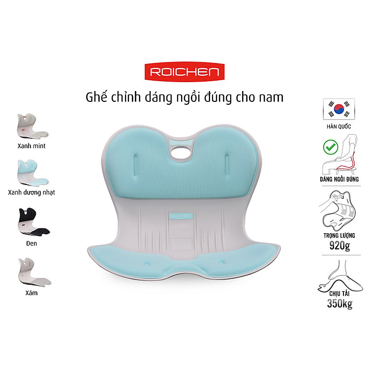 Ghế Chỉnh Dáng Ngồi Đúng Nam Nữ Roichen Hàn Quốc Chính Hãng Phân Phối Độc Quyền