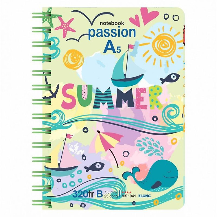 Sổ Kẻ Ngang Lò Xo A5 (320 trang) - Ảnh 3