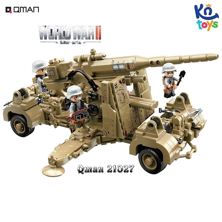 Đồ chơi xếp hình Qman 21027 – Phòng Không Chính hãng Tiết kiệm