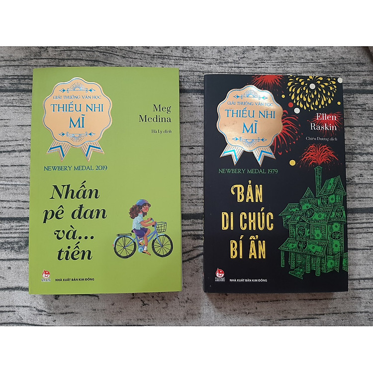 Combo 2 cuốn Bản Di Chúc Bí Ẩn và Nhấn Pê Đan Và… Tiến - Giải Thưởng Văn Học Thiếu Nhi Mĩ - Newbery Medal