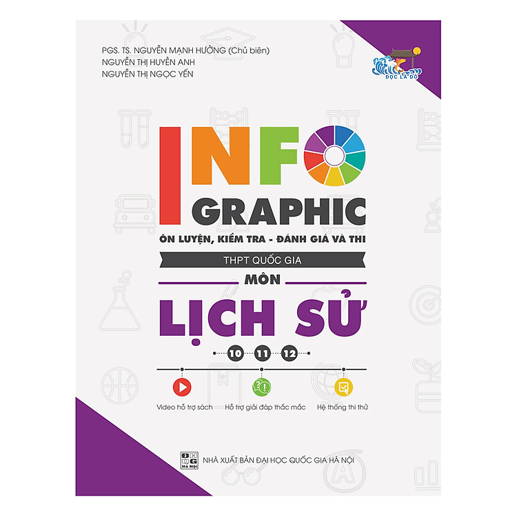 Sách Infographic Ôn Luyện Kiểm Tra Đánh Giá Và Thi THPT Quốc Gia Môn Lịch Sử
