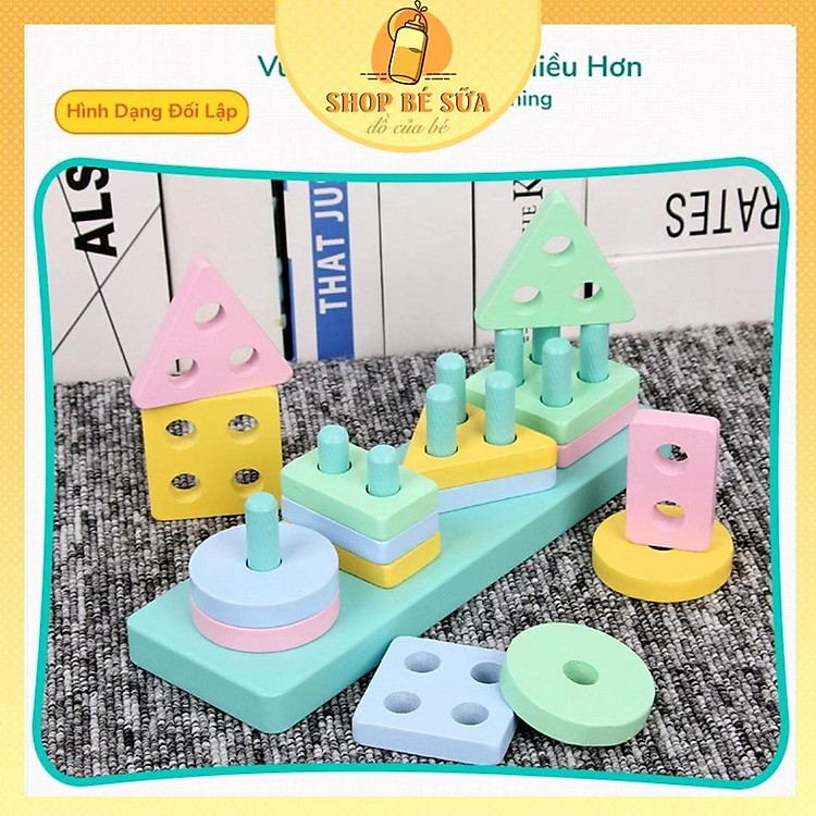 Đồ Chơi Thả Hình Khối Gỗ Chính hãng Ưu đãi - Hình ảnh 2