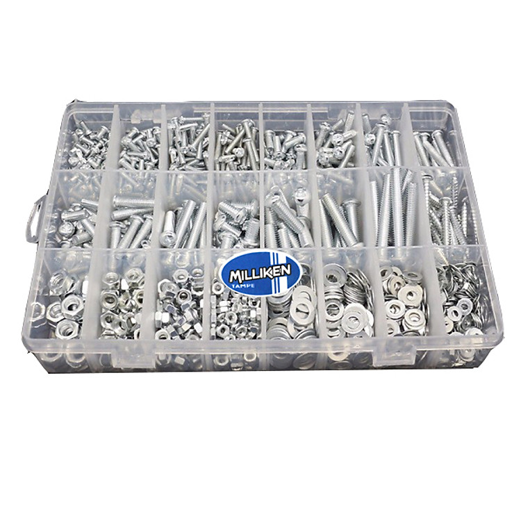 Bộ bù lông ốc vít các loại 900g Milliken