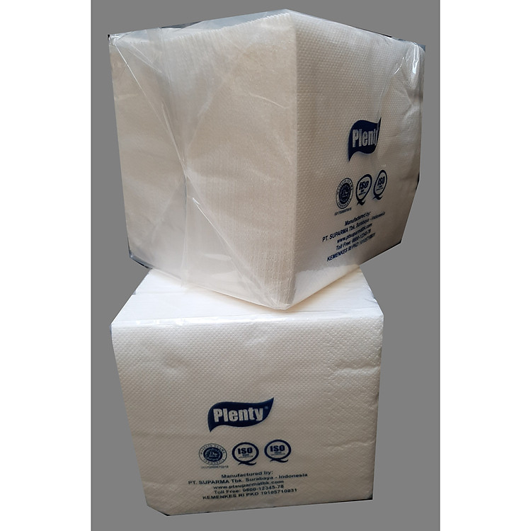 Combo 2 gói Khăn Giấy Ăn PLENTY 2 Lớp 100 Tờ/gói