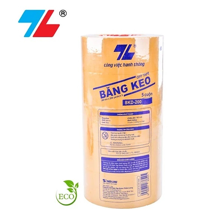 Băng keo đục Thiên Long BKD-200 (200 yards)