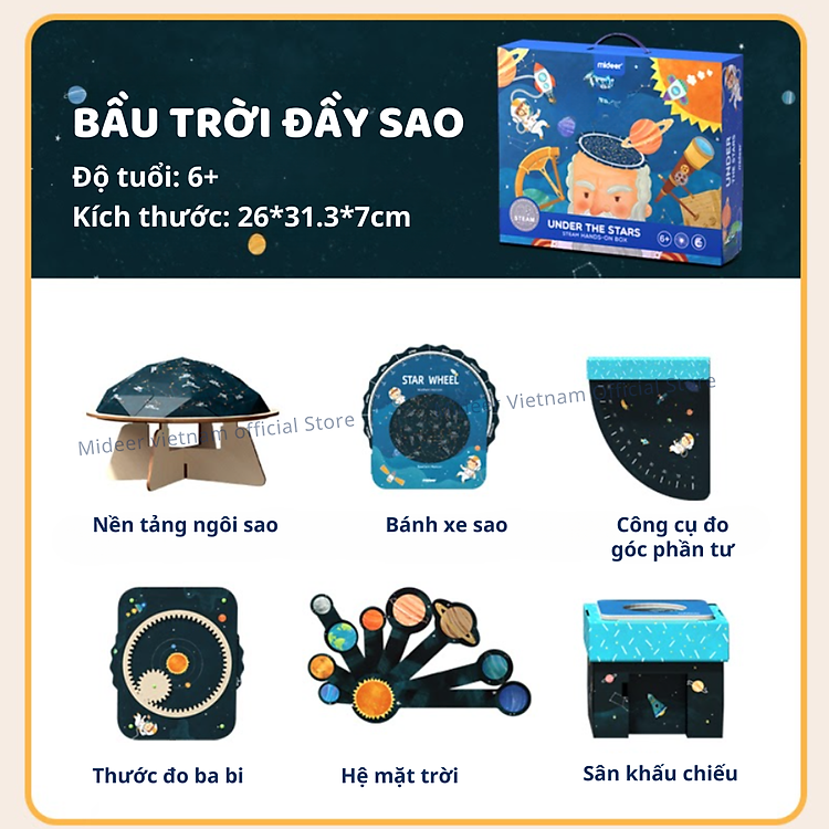 Đồ chơi lắp ráp STEM cho bé Chính hãng Ưu đãi - Hình ảnh 3