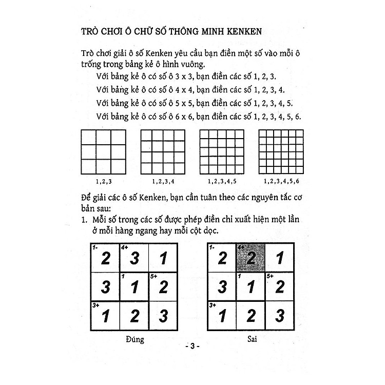 Trò Chơi Ô Chữ Số Thông Minh Kenken (Tập 2) - Ảnh 4