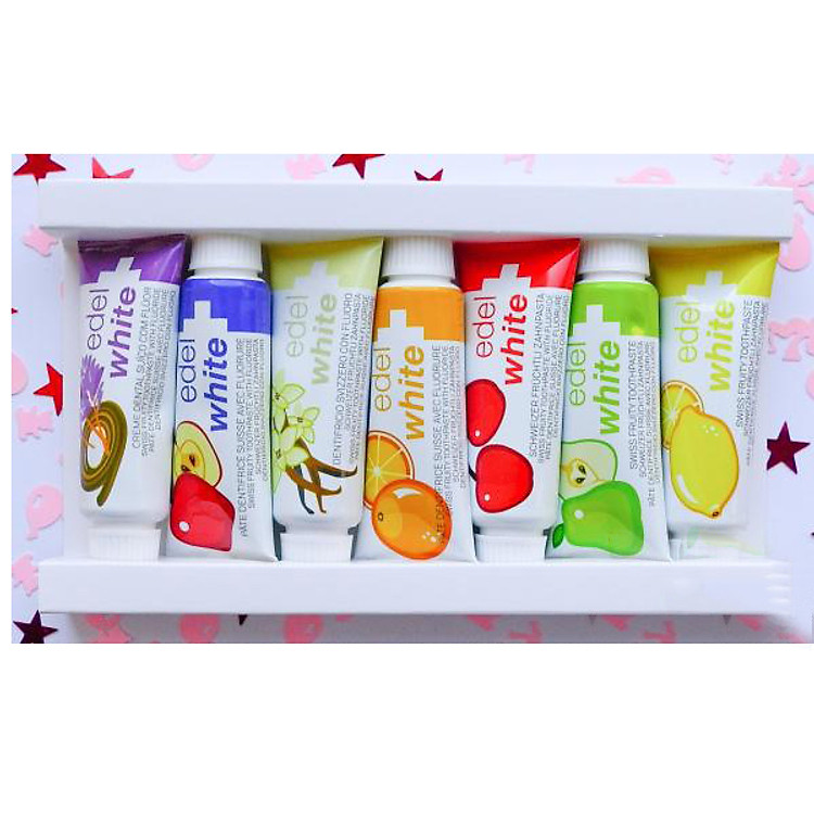 Hộp Kem Đánh Răng Cho Bé EDELWHITE Chính hãng Tiết kiệm - Hình ảnh 2