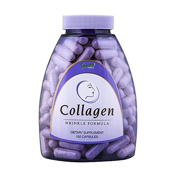 Premium Collagen Peptides with Vitamin C & E - Anti Aging Skin Care, Renew Hair, Nails, Joint Support, Grass Fed Hydrolyzed Collagen Pills Beauty Supplement for Women Men (150 Capsules)