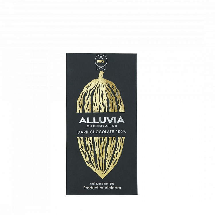 SÔCÔLA ĐEN 100% ALLUVIA NGUYÊN CHẤT KHÔNG ĐƯỜNG | EXTREME DARK CHOCOLATE 100% NO SUGAR