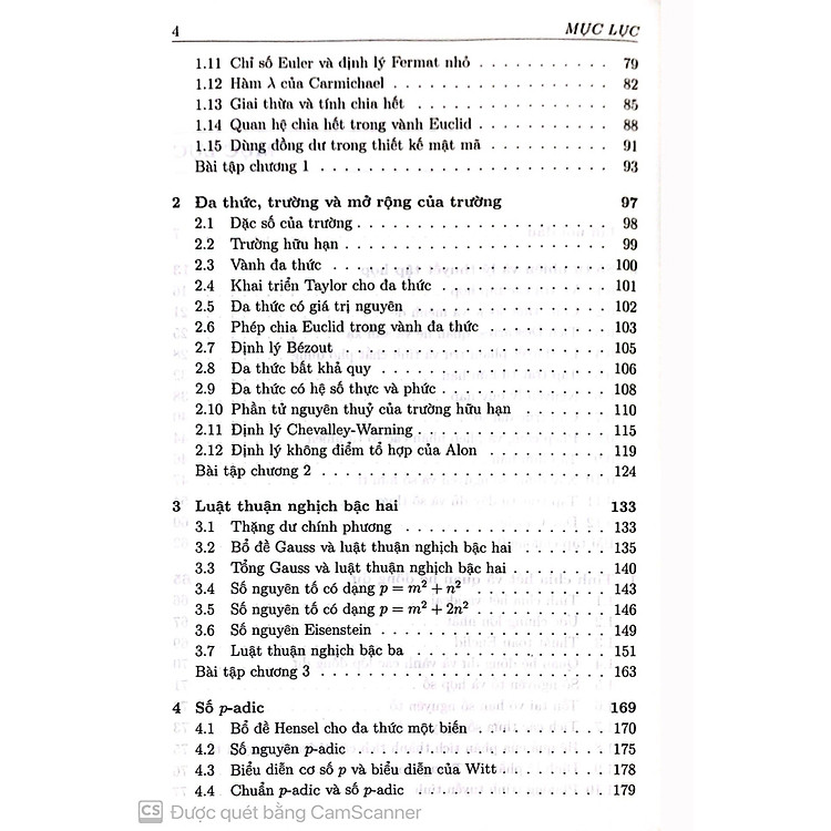 Lý Thuyết Số Sơ Cấp - Phương Pháp Sơ Cấp Trong Lý Thuyết Số (Bản ĐB) - Ảnh 4