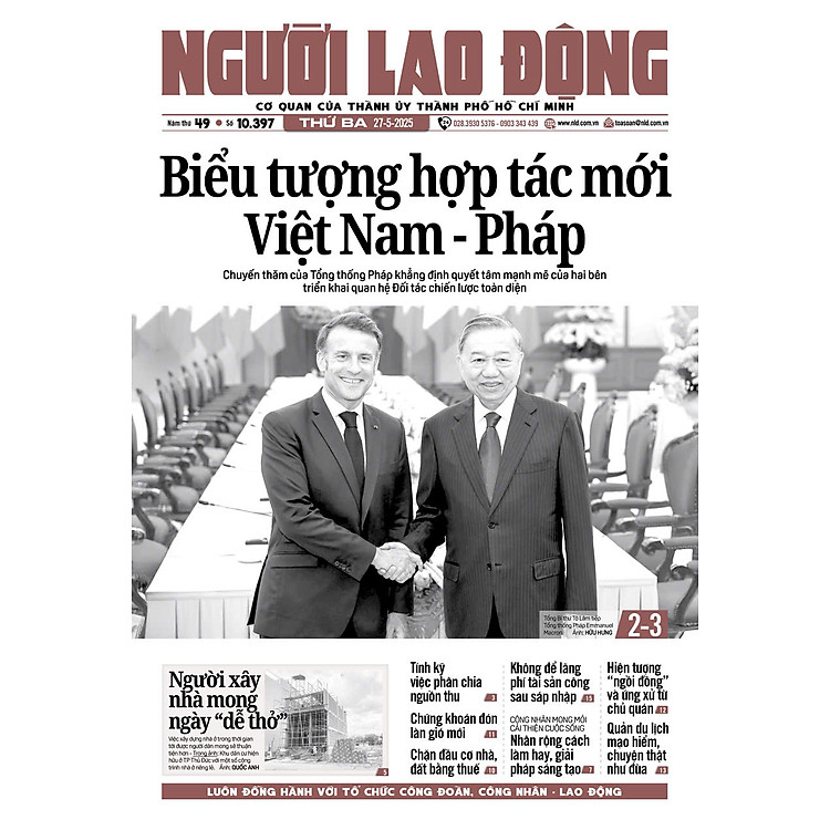 Nhật báo Người Lao Động từ ngày 26-05-2025 đến 01-06-2025 - Ảnh 2