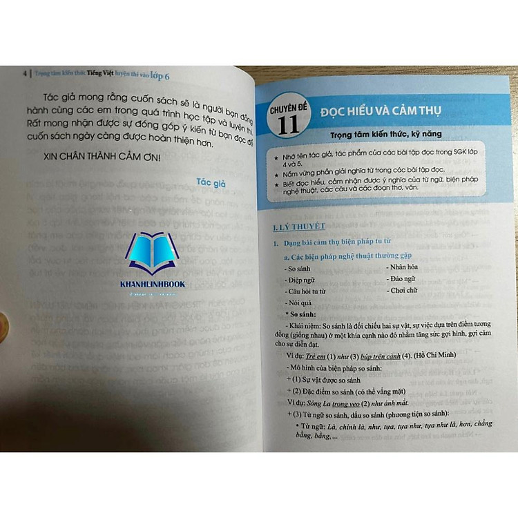 Combo Trọng Tâm Kiến Thức Tiếng Việt (Luyện Thi Vào Lớp 6) - Ảnh 6