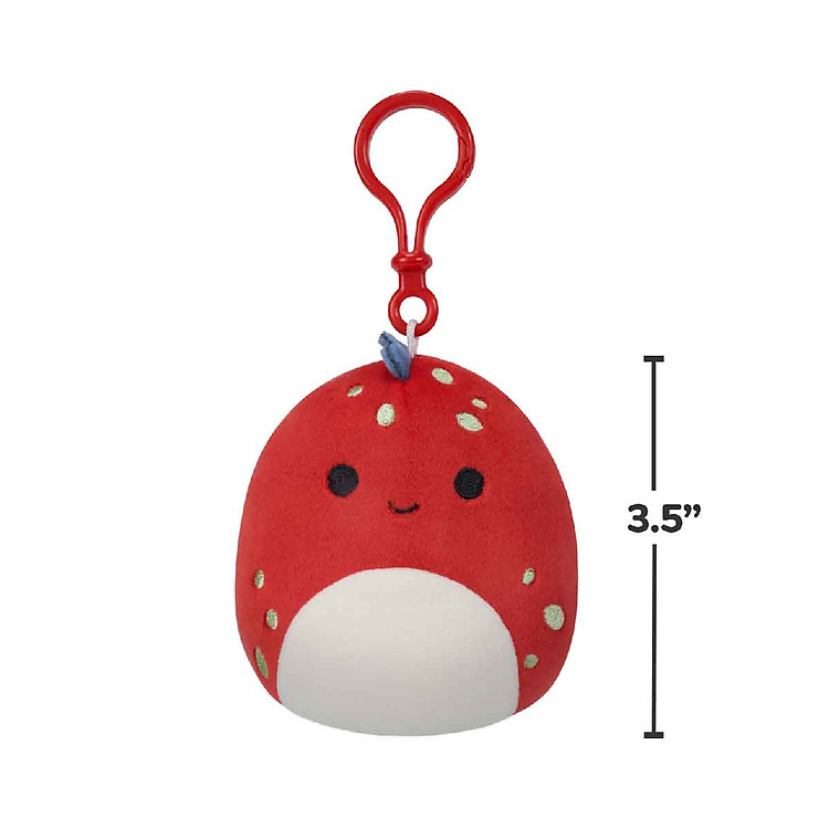 Mua Đồ Chơi Móc Khoá Đỏ Dino SQUISHMALLOWS Chính hãng Ưu đãi - Hình ảnh 2