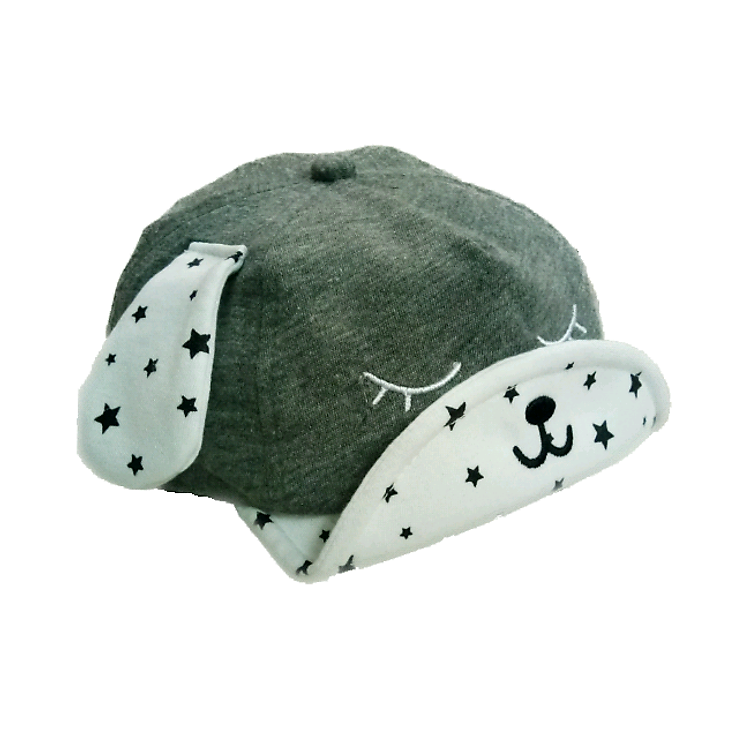 Nón tai chó ngộ nghĩnh - Màu xám chuột